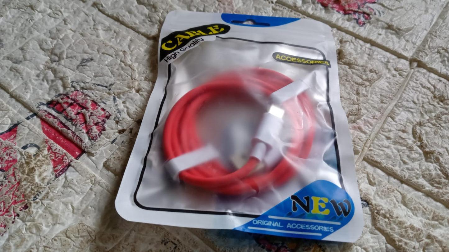 Unique Type C Dash Charging Usb Data Cable Fast Charging Cable Data Transfer Cable For All C Type Mobile Use - LootFaat