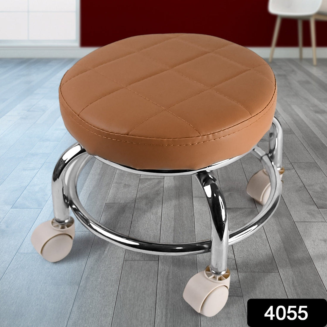 Heavy Duty Rolling Stool with Wheels