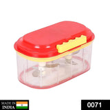 Vegetable chopper with 1000ml capacity.