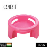 Unbreakable plastic pot stand by Ganesh, different views.