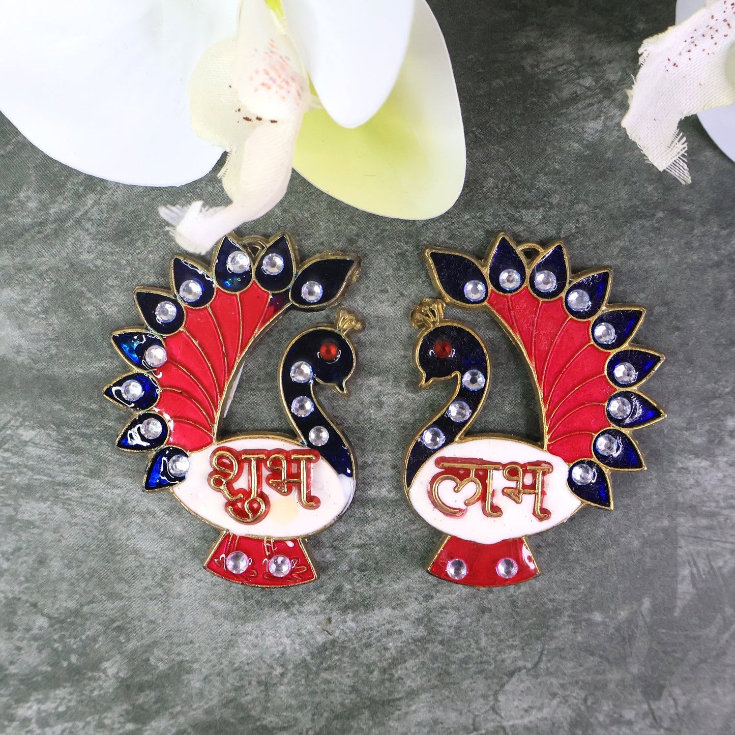 Premium Decorative Peacock Design Shubh Home - Premium Quality - Best Quality & Value