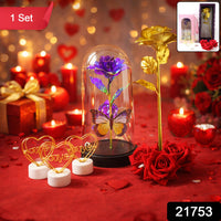 Artificial Golden Rose