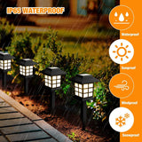 Solar Garden Lights, Outdoor Solar Landscape Lights, Waterproof Outdoor Solar Lights Walkway for Patio, Lawn, Yard, and Landscape (Pack of 2)