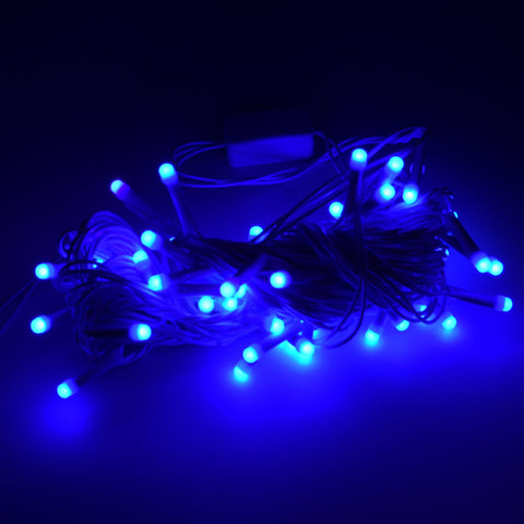 Blue LED string lights for Diwali and wedding decoration