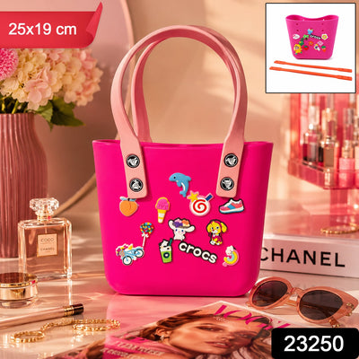 Buy Crocs-Inspired Tote Bag Ð Spacious & Trendy for Women & Girls - second image
