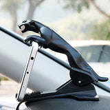 Mobile phone holder with a stylish jaguar design