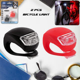 Silicone LED Bike Light Set 