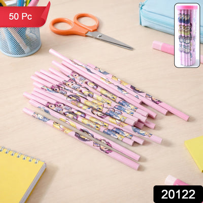 Cartoon Printed Wooden Pencil Set (50 Pc Pack) - second image