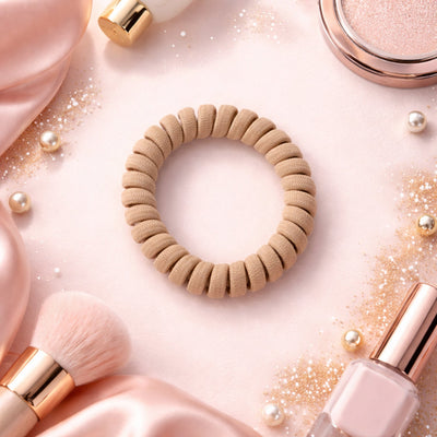 Soft Stretchable Spiral Coil Hair Band Ð No Crease & Gentle Hold - second image