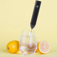 electric handheld milk frother front view | LootFaat