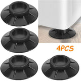 4 Pc Furniture Vibration Pad holding table legs in place for stability