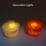 Unique LED lamp with crystal design