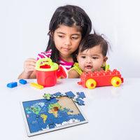Portable Educational Wooden World Map Toys - Premium Quality - Best Quality & Value