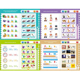 Colorful learning book with musical features for kids