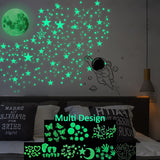 Glow-in-the-dark drawing board with light