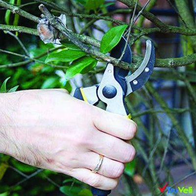 Heavy Duty Pruning Shears - Stainless Steel Garden Scissors with Ergonomic Grip - second image