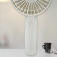 Mini Handheld Fan Portable Rechargeable Mini Fan Easy to Carry, for Home, Office, Travel and Outdoor Use (Battery Not Included)