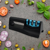 Knife Sharpener for Kitchen | Knife Sharpener Handheld Knives & Pocket Knife Sharpener | Knife Sharpener for Chefs & Serrated Knife (Chopper Not Included / 1 Pc)