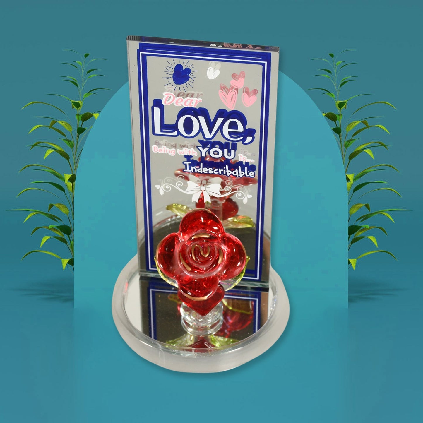 Premium Lovely Rose Showpiece Home - Premium Quality - Best Quality & Value