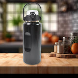 3 In 1 Stainless Steel Insulated Water Bottle, Double Wall Vacuum (3 Pcs Set / Different Size)