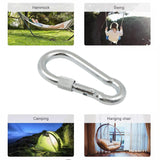 Snap Hook With Screw-Stainless Steel Snap Hook Clip Heavy Duty, Carabiner Clip (10×100 MM / 1 Pc)