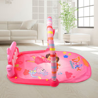 Close up of 2in1 Baby Kick and Play Piano Gym Mat & Fitness Rack (1 Set) features and build quality
