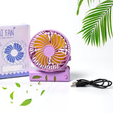 Mini portable fan with handle