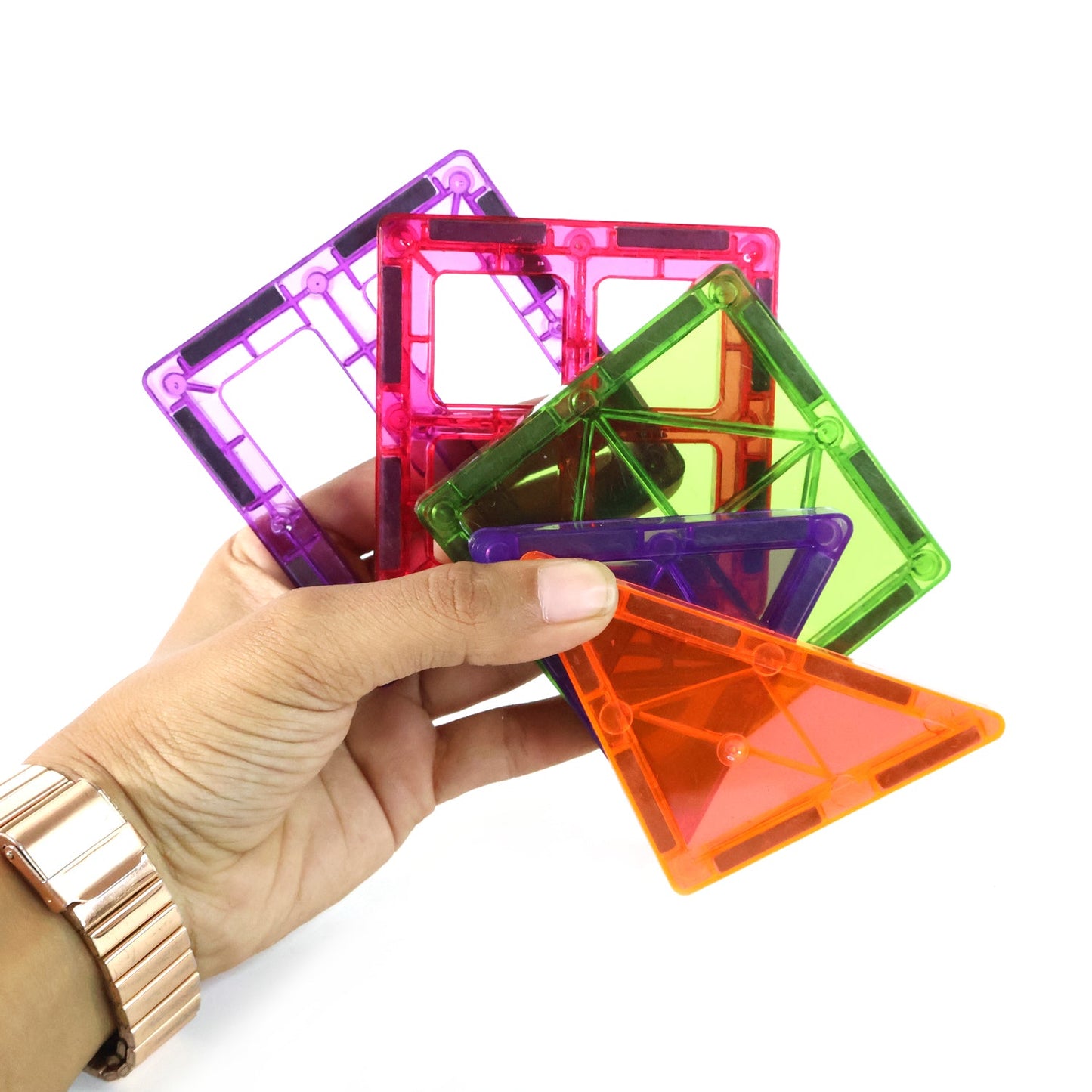 Portable Magnetic Building Tiles Toys - Premium Quality - Best Quality & Value