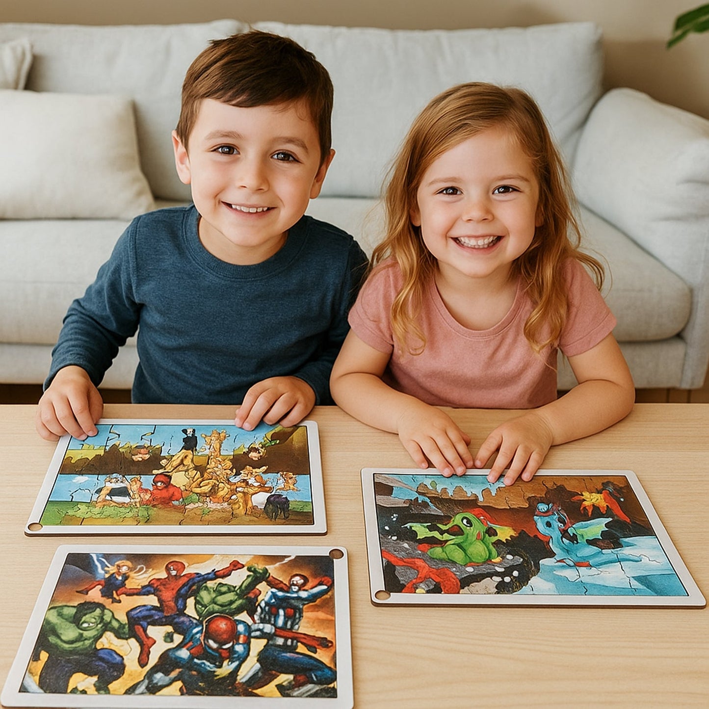 Premium Educational Wooden Jigsaw Puzzle Board Toys - Premium Quality - Best Quality & Value