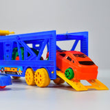 Vehicle toy set with truck and cars