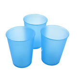 Plastic Tumblers Lightweight Cups / Glass Reusable Drinking Cups Restaurant Cups Safe Beverage Tumblers Glasses for Kitchen Water Transparent Glasses 3 pc Set