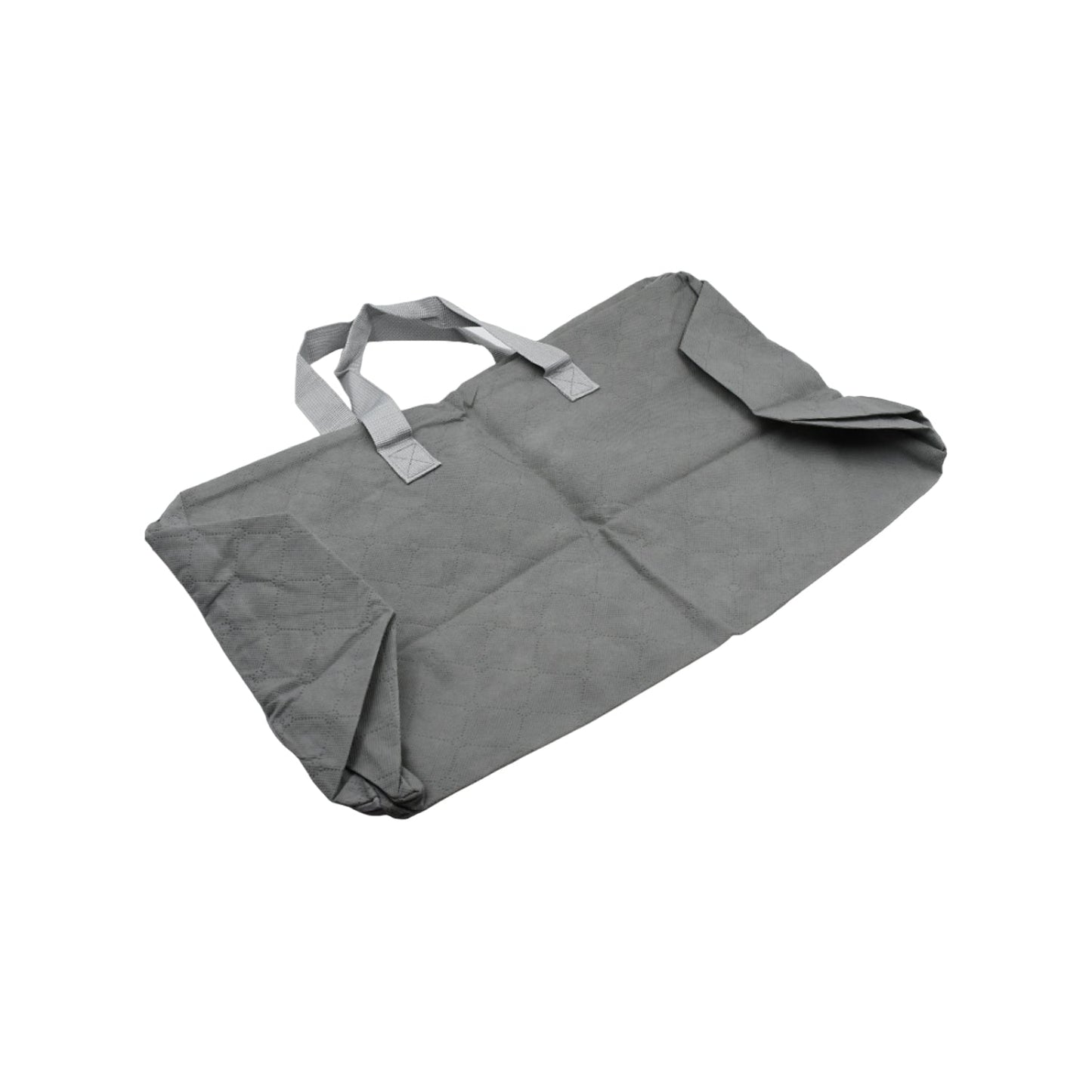 Large shopping bag with sturdy handles and a zip, designed for heavy-duty use in travel and shopping.