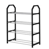 4 Layer Space‑saving Shoes Show Rack Folding Shoe Rack (1 Pc)