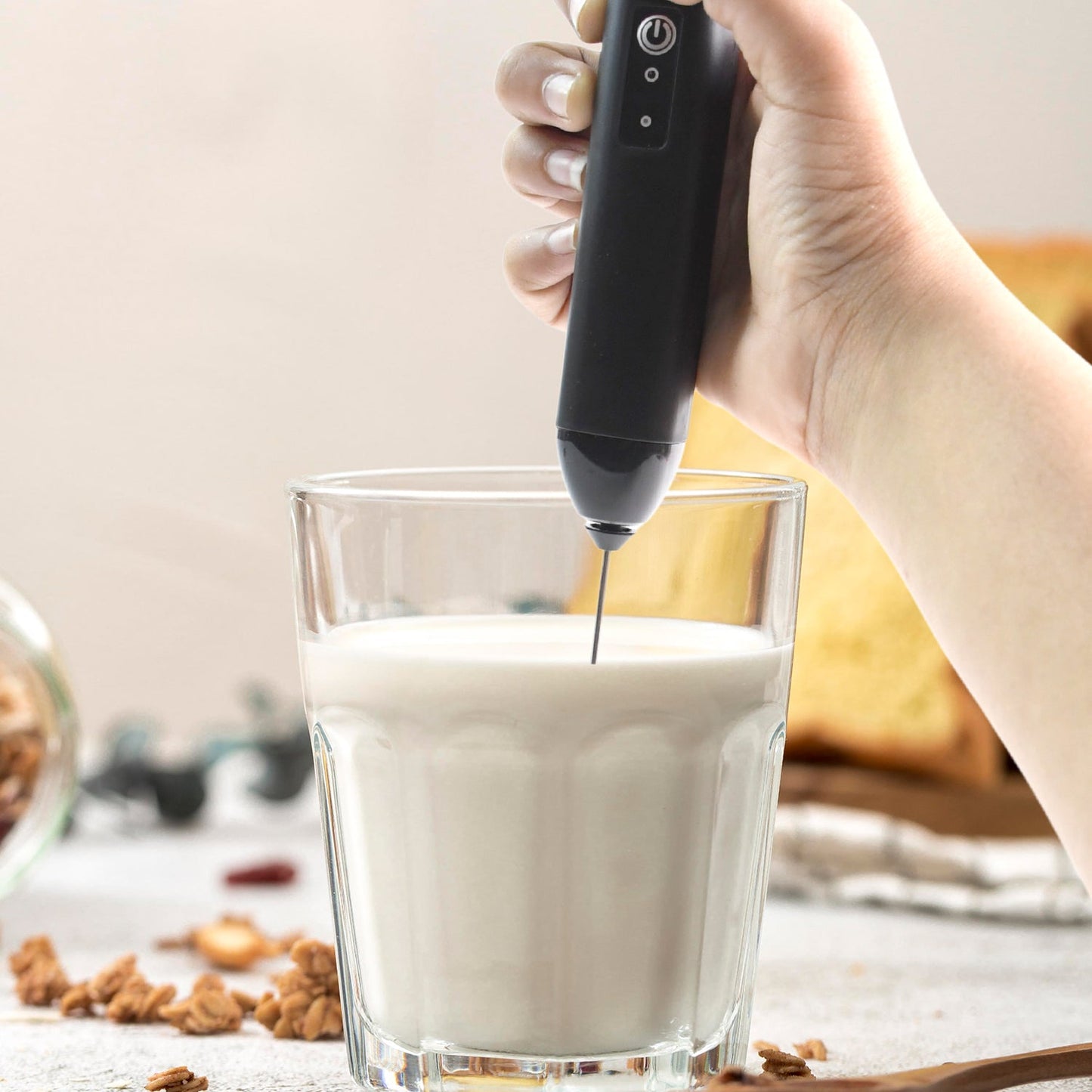 handheld coffee foam maker product detail | LootFaat
