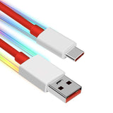 Durable red Type C cable for smartphones