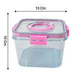 High Quality Plastic Food Storage Container Clear Washable Refrigerator Food Box Food Container Fruit Box Container with Lid (1400 ML)