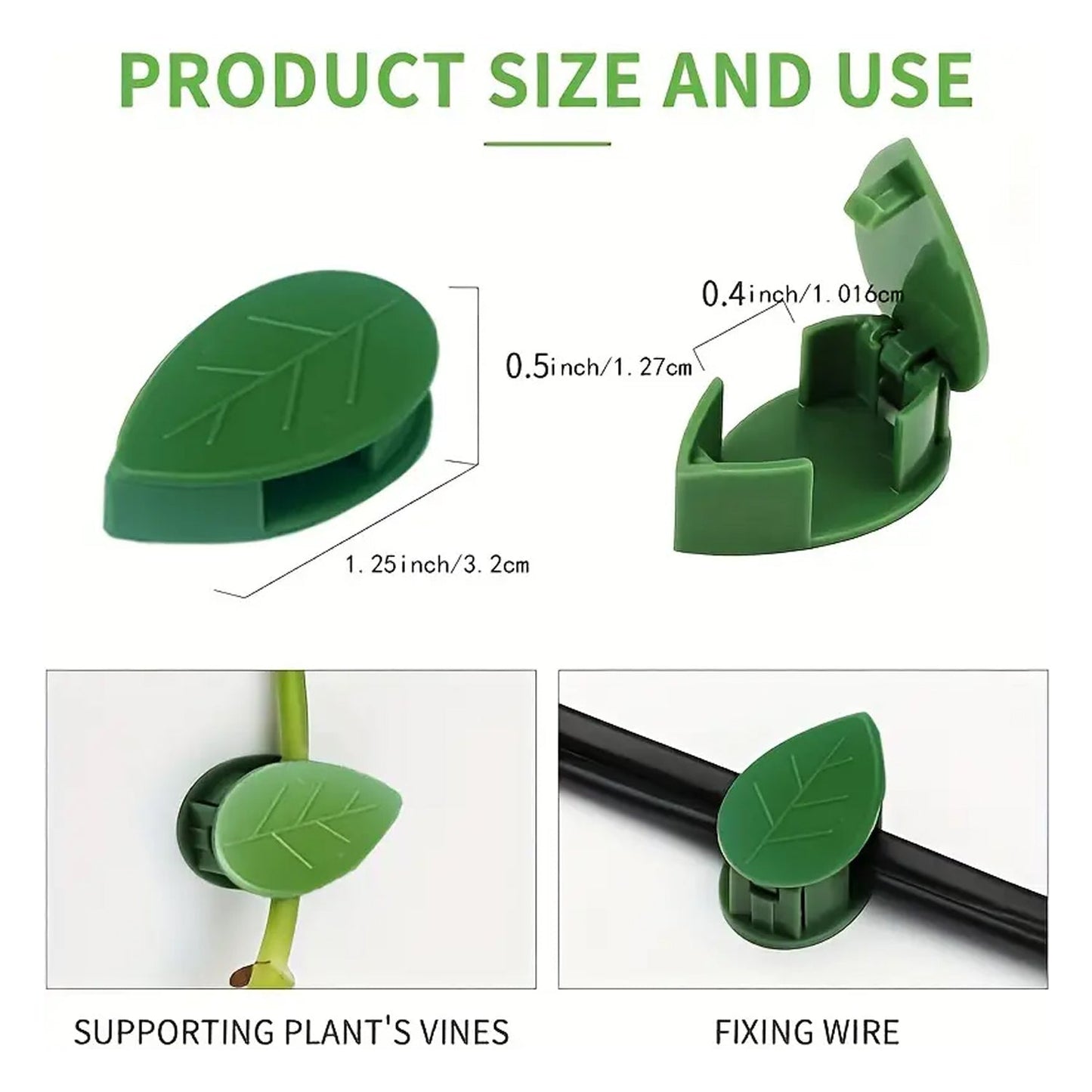 Premium Plant Climbing Wall Clip,Self Garden - Premium Quality - Best Quality & Value