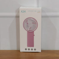 Portable USB Rechargeable Handheld Mini Fan (1 Pc)