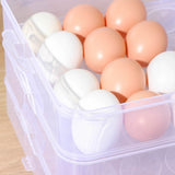 3-Layer Plastic Refrigerator Egg Storage Box (36 Grid)