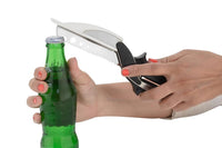 Stainless Steel 4 In 1 Clever Cutter Black - LootFaat