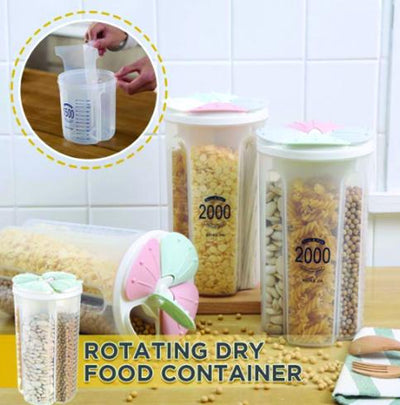 4-Section Transparent Food Storage Container - 2000ml - second image