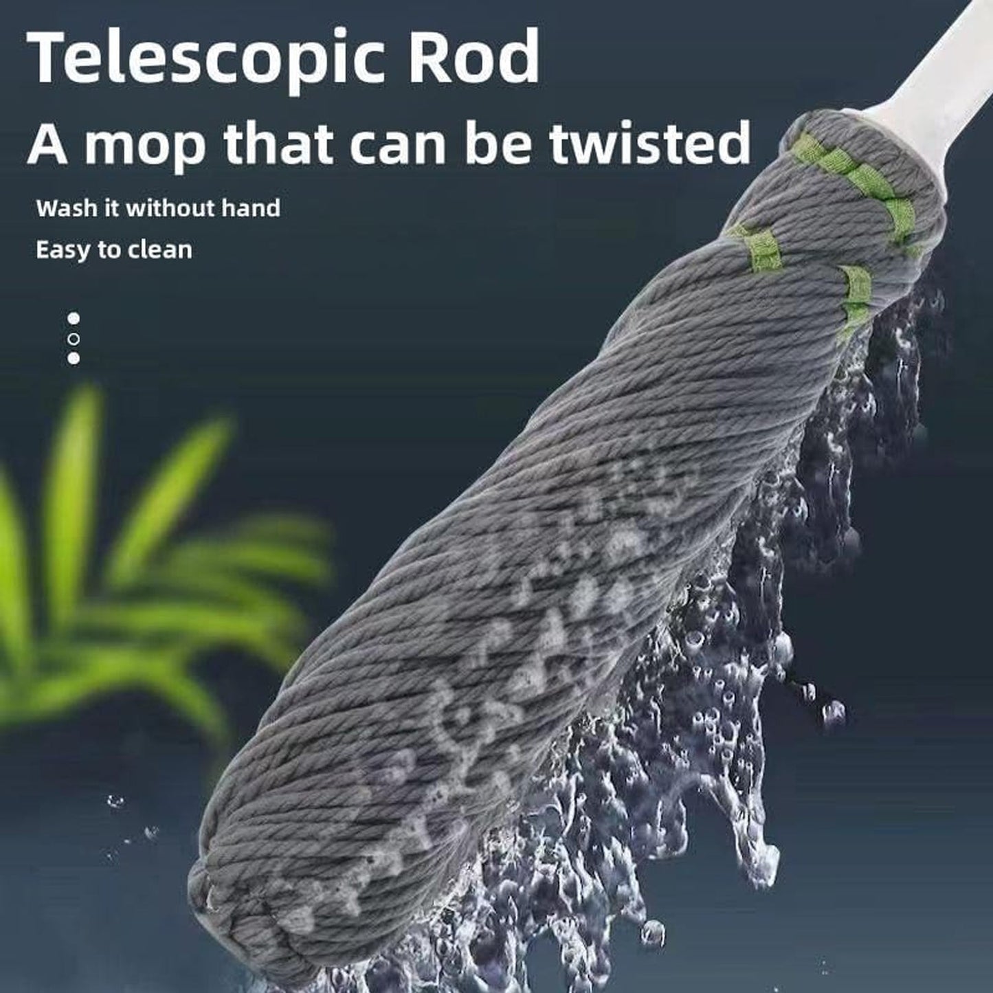Compact Squeeze Twist Mop Self Home - Adjustable - Best Quality & Value