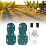 Lawn Aerator Sandals, Garden Grass Aerator Spiked Sandals Green Studded Shoes for Yard Patio Garden Excavation