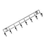 Stainless steel strip with multiple hooks for versatile use