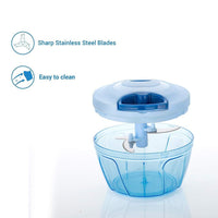 Manual Food Chopper Compact  Powerful Hand Held Vegetable Chopperblender - LootFaat