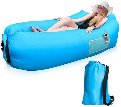 Inflatable Lounger Sofa - Portable Air Hammock for Camping & Outdoors