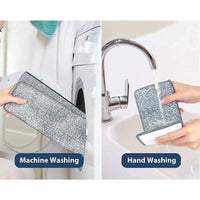 Hands-free cleaning mop with self-cleaning and drying capabilities