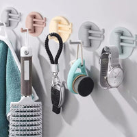 Sticky hook with 3 hooks for bathroom or kitchen organization