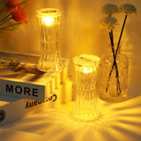 Transparent crystal lamp ideal for soft lighting in children's rooms