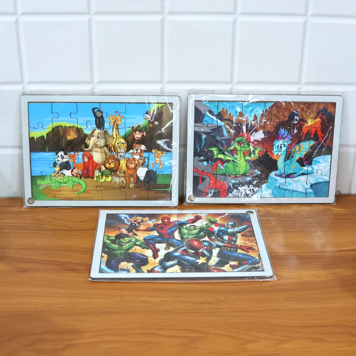 Premium Educational Wooden Jigsaw Puzzle Board Toys - Premium Quality - Best Quality & Value